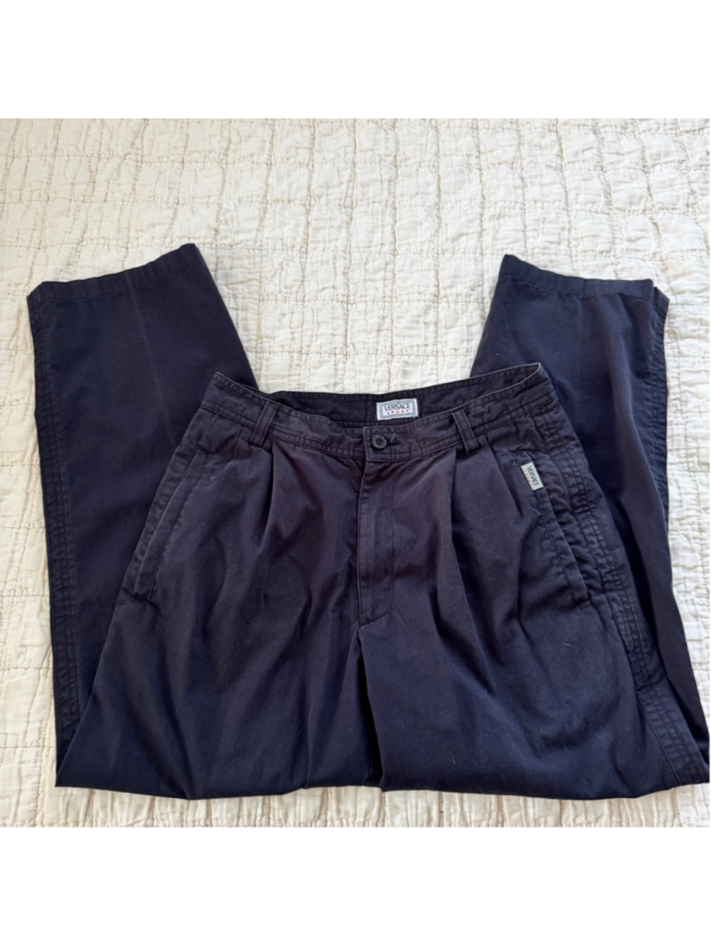 Versace Sport Vintage Cotton Dress Pants • Size: 46 / size 8